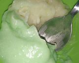Foto langkah ke 7 dari resep Singkong Creamy Vla Pandan.