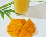 A picture of step 7 of Mango Dalgona Lassi.