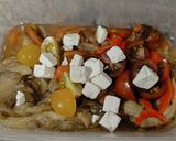 Foto del paso 10 de la receta Tortilla de patatas con ensalada de escalivada y tomates cherry