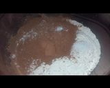 A picture of step 2 of Bourbon Biscuits.
