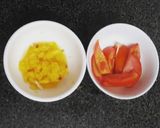 Hình bước làm 2 của món Mực xào thơm cà