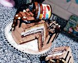 صورة لخطوة 1 من وصفة تورتة شوكولاتة 🍫😋