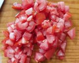 A picture of step 1 of Pineapple Pico de Gallo.