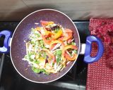 A picture of step 4 of Paneer Jalfrezi.