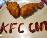 A picture of step 6 of KFC style fried chicken drumstick.