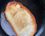 A picture of step 2 of French Toast on Milk-Based Mango Custard.
