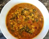 A picture of step 15 of Dal Palak.
