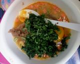 Foto langkah ke 2 dari resep Telur Dadar Bayam ~ With Saus Bolognese.