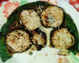 Foto del paso 4 de la receta: Invento de pizza de espinaca, con arroz integral cocido y harina sin tacc.. con berenjenas!!