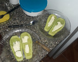 Foto del paso 3 de la receta: Zucchinis rellenos vegetarianos