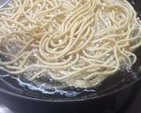 A picture of step 2 of Crispy masala sev (chickpeas flour).