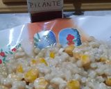 Foto del paso 5 de la receta: Municiones, choclo, escamas de cebolla ahumada - ensalada fría