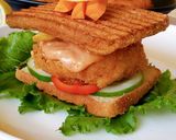 A picture of step 9 of Crispy tofu sandwich.