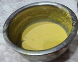 A picture of step 2 of Kesariya Chhena Rabdi Basket.