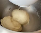 A picture of step 3 of Japanese soft and fluffy condensed milk bread.