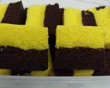 Foto langkah ke 8 dari resep Bolu lapis kukus.