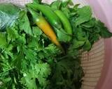 Hari chuttni recipe step 1 photo