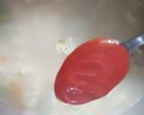 A picture of step 4 of Hot & sour soup.