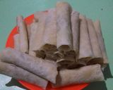 Foto langkah ke 2 dari resep Lumpia ”BACOK” banana chocolate 🍌🍫.