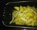 A picture of step 2 of Sultan chips.