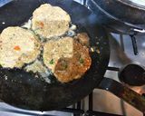 A picture of step 3 of Peshawari Chapal kababs.