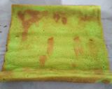 Foto langkah ke 8 dari resep Bolu pandan gulung.