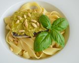 Foto del paso 1 de la receta Tagliatelle con merluza y salsa pesto
