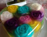 Foto langkah ke 7 dari resep 69.Puding Love Bunga Kaca.