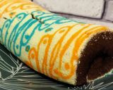 Foto langkah ke 6 dari resep Brownies kukus batik roll.