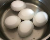 A picture of step 2 of Cocktail Eggs.