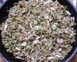 A picture of step 1 of Beef qeema Samosay.
