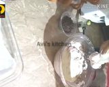 A picture of step 2 of Homemade Chocolate ice-cream.