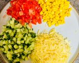A picture of step 5 of Vegetable salad with lobster.