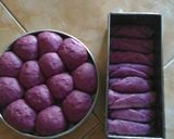 Foto langkah ke 9 dari resep Roti Ubi Ungu.