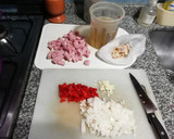 Foto del paso 1 de la receta: One-pot pasta. Foratti con jamón y champiñones