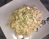 Tejszínes sajtos tárkonyos csirkemelles tészta recept fázis 3 fotója