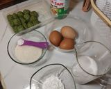 Foto langkah ke 1 dari resep Bingka Tapai / tape ketan hijau panggang.