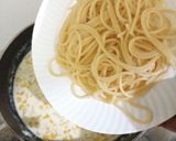 Foto langkah ke 10 dari resep Spaghetti Sweet Corn Carbonara.