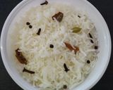 A picture of step 1 of Soya Chunks- Mushroom-Peas Pulao.