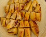 A picture of step 4 of George Foreman Grilled Peaches.