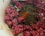 A picture of step 2 of My Minced Beef Hotpot 🤗.