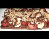صورة لخطوة 7 من وصفة لي كوفر روعة 😋🧇🍫🍌🍓🧇