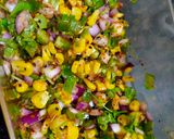 A picture of step 4 of Cheese corn dhokla.