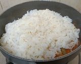 A picture of step 3 of Corn & Vegetable Tawa Rice.