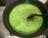A picture of step 7 of Jade Egg Drop Soup with Soup Dumplings.
