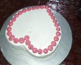 Heart shape cake with cocktail filling recipe step 8 photo