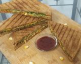 A picture of step 5 of Cheesy Corn Sandwich.
