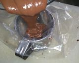 A picture of step 4 of Chocolate Oreo mousse.