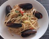 Foto del paso 7 de la receta: Spaghetti con mejillones al vino