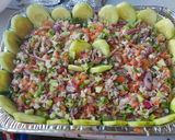Foto del paso 3 de la receta: Ceviche de pescado camarón y pulpo